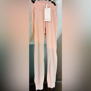 NWT Lululemon Athletica Align 25” Light Pink Track Pants